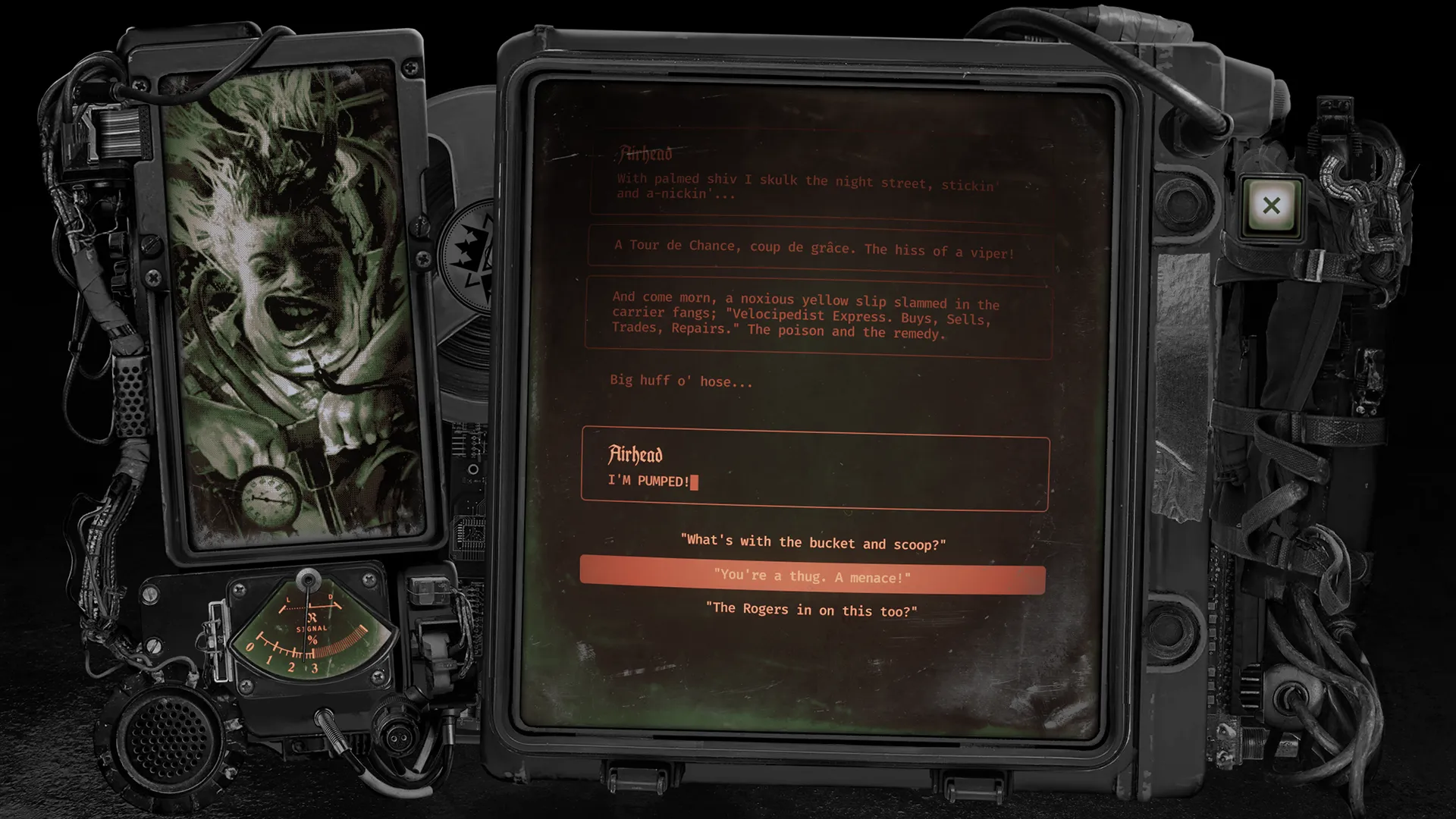 Comms Panel Screenshot