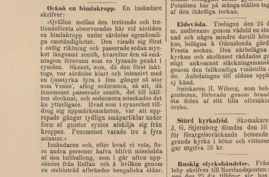 The article